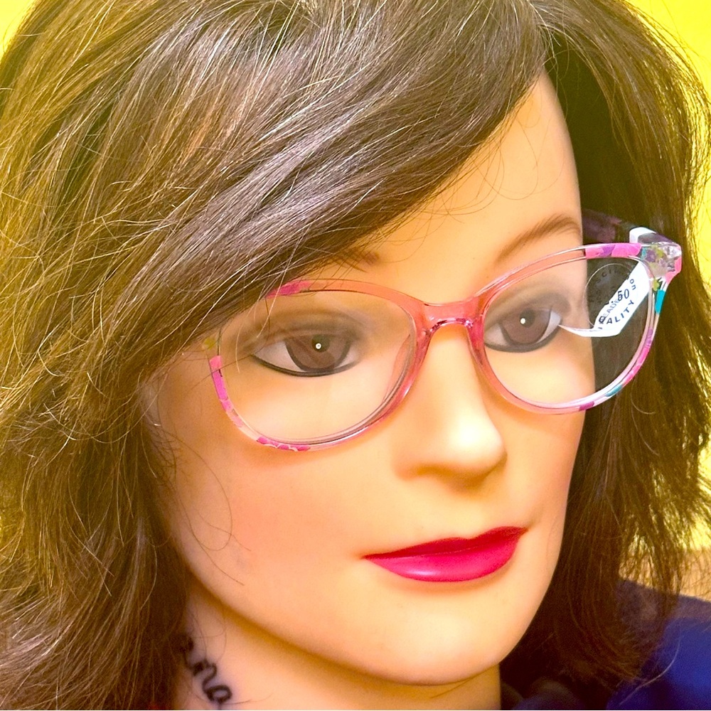 Stylish Pink Eyeglasses for Women